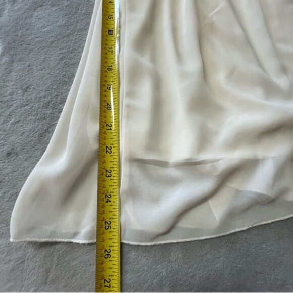 Rebellion Again Ivory Crochet & Sheer Boho Babydoll Dress - Picture 9 of 11